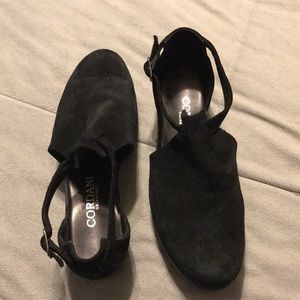 Cordani black suede shoes.